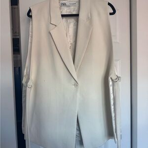 Zara Women's Ivory Vest